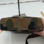 Moyna Fully Beaded Satin Back‎ Camouflage Skull Crossbody Gold Photo 9