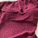 Robin Piccone New. burgundy ruffle swimsuit. MSRP $162. Size 4 Photo 7