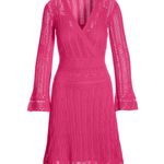 Boston Proper  Crochet Surplice A-Line Dress sizeS.                       ordrA3 Photo 2