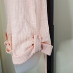 Sadie and Sage  Pajama Shorts Pink Striped XS Extra Small Lounge Photo 5