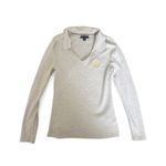 Tommy Hilfiger light gray v-neck sweater Photo 2