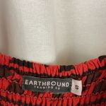 Earthbound Trading Company Bohemian Tribal Tank Smocked Maxi Dress Women’s Small Photo 6