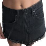 LF Black Denim Skirt With Zipper Photo 0