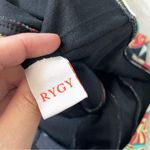 Rygy Retro Swimsuit one piece womens Black medium tropical vacation tiki resort Photo 1