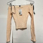 Forever 21 knit top cold shoulder rib knit sweater :Box001: Photo 1