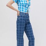 Urban Outfitters UO Another Girl Gingham Tie Front Blouse Photo 2
