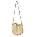 J.Crew Beige Tassel Leather Hobo Crossbody Bag Photo 17