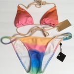 Wildfox New. /Reef rainbow bikini. XS-too/M-bottom. Photo 7