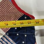 Handmade  quilted Americana vest red white blue July 4th watermelon grandma L Photo 8