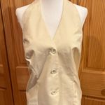 Morris day The Label Halter Neck button up Vest Yellow Size L Photo 0