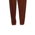 Reformation  Jeans Brown Ribbed Knit Tencel‎ Modal Jogger Pants Size Small Photo 6