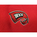 WKU Western Kentucky University Fleece Small 1/4 Zip Pullover Sweatshirt Red Photo 1