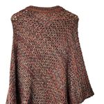 Chico's  Knit Poncho Sweater shimmer lurex puana one size Photo 4