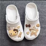 Jibbitz Fancy Charms Set Tan Photo 1