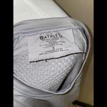 Athleta  Exhilaration Top Long Sleeve‎ Shirt Perforated back Breathable S gray Photo 4