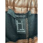Forever 21 Women’s Small Brown Faux Leather Shorts High Rise Elastic Waist Photo 5