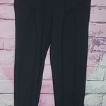 Lounge  BRANDED WAIST AND ANKLE THICK KNIT BLACK JOGGER SWEATPANTS SMALL Photo 0