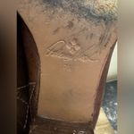 Patricia Nash Nicia Old World Map Leather Mules Clogs Dark Brown Size 7.5 Photo 7