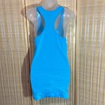 Bella Teal Blue Long Ribbed Racerback Tank Top 100% Cotton XXL Photo 8