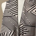 Black and White Striped Chiffon kimono Size undefined Photo 6