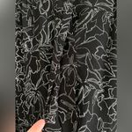 KIN by John Lewis black floral oversized flowy mod abstract sustainable dress Size M Photo 6