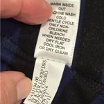 Banana Republic Faux Wrap Dress Navy Black Stripes Work Officecore Brunch Medium Photo 7