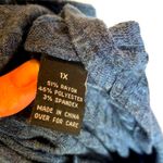 ALYX side knot blue blouse Size 1X Photo 6