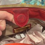 J.Crew Peyton smooth leather Satchel Crossbody Bag‎ Red l Tassel Removable Strap Photo 14