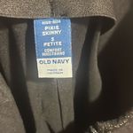 Old Navy Pixie pant Textured Black and gold Photo 2