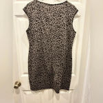 Nine West Animal Print Cap Sleeve Dress size large Photo 5