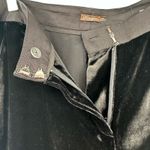 J. McLaughlin  Size 10 Pants Black Velvet Straight Leg Silk‎ Formal Business Chic Photo 3