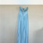House Of CB  ‘Marcella’ Ocean Blue Pleated Maxi Dress NWOT size S Photo 4