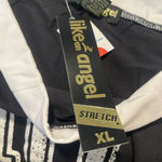 Like an angel  Tube Top Womens Size XL Black White Sports Cropped Sleeveless NWT Photo 6