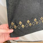 Dana Buchman NWOT women’s brownish gray metallic beaded floral sleeveless dress Photo 4