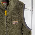 L.L.Bean Mountain Pile Fleece Vest in Kelp Green W2002 Sz XS Photo 1
