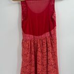 Urban Outfitters Pins and Needles Dress Red-Orange Lace Overlay Cute size medium Photo 6