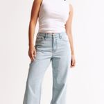 Abercrombie & Fitch Curve Love High Rise Loose Jean Photo 1