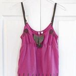 Anthropologie Eloise Silk Ruffle Embroidered Cami Photo 0