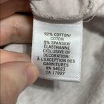 Banana Republic  Womens T Shirt Dress Studded Pullover Cream Silver Small Photo 7