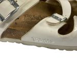 Birkenstock Birki's Sandals White three straps with buckles EU 40 L9 M7 Photo 4