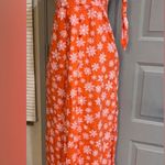 Wrangler Billabong Hung Up Linen Floral Maxi Dress size Small Photo 8