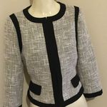 LK Bennett #5 Women's Sz: 2 L. K. Bennett Allina Black And White Blazer Photo 0