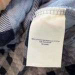 Lands' End  Quilted Plaid Crewneck Cotton Sweatshirt Pullover Cozycore Comfy M Photo 9