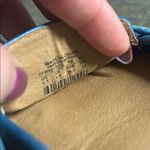 Fossil  Women's 6.5 Blue Leather Loafers Photo 3