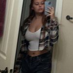 RSQ Cropped Plaid Flannel Photo 3