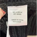 Lovers + Friends  Long Sleeve Button-Front Oversized Knit Cardigan Black Women XS Photo 4