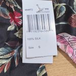 Adrienne Vittadini ‎ Black Floral Maxi Dress Long Sleeve Vintage Style Photo 9