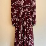 Mac Duggal Leena for Floral Chiffon Red Gown From Rent The Runway Size: XS 0 Photo 4