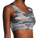 Xersion   Women's Peach Camo Medium Support Sports Bra Racerback Size XS Photo 0