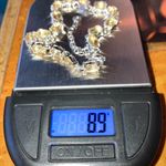 Natural Brazilian Citrine Sterling Silver Tennis Bracelet Photo 4